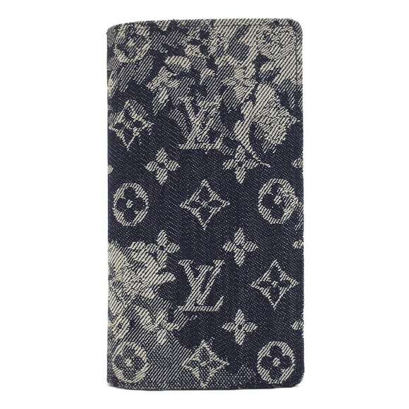 Louis Vuitton Tapestry Portefeuille Wallet Bifold Brazza Monogram NM - Picture 1 of 8